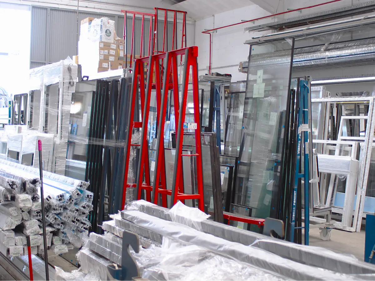 Zona de producción y maquinaria de carpintería de aluminio (Foto 10)