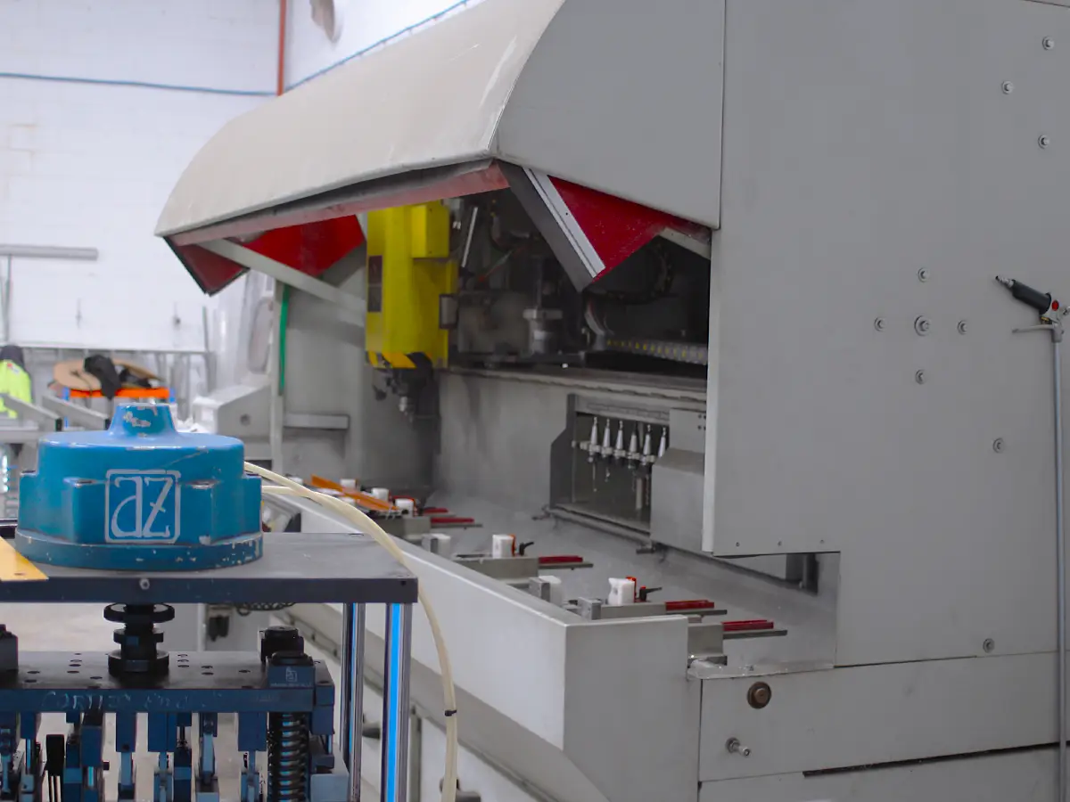 Zona de producción y maquinaria de carpintería de aluminio (Foto 8)
